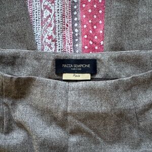 Piazza Sempione Italian-Made Wool Pants
